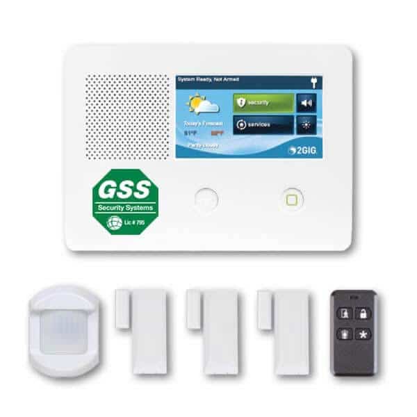 Basic Home Security System Package With Keyfob & Motion Detector