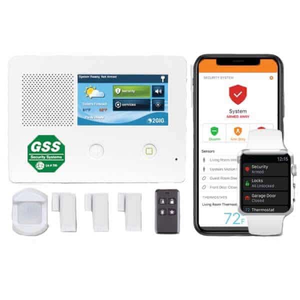 The Automated Alarm System Basic Home Security System Package