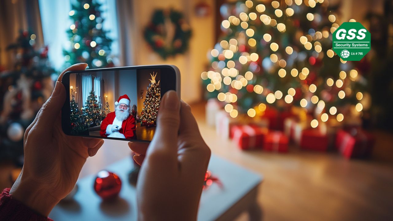 Capturing Santa on a smart security camera for holiday magic