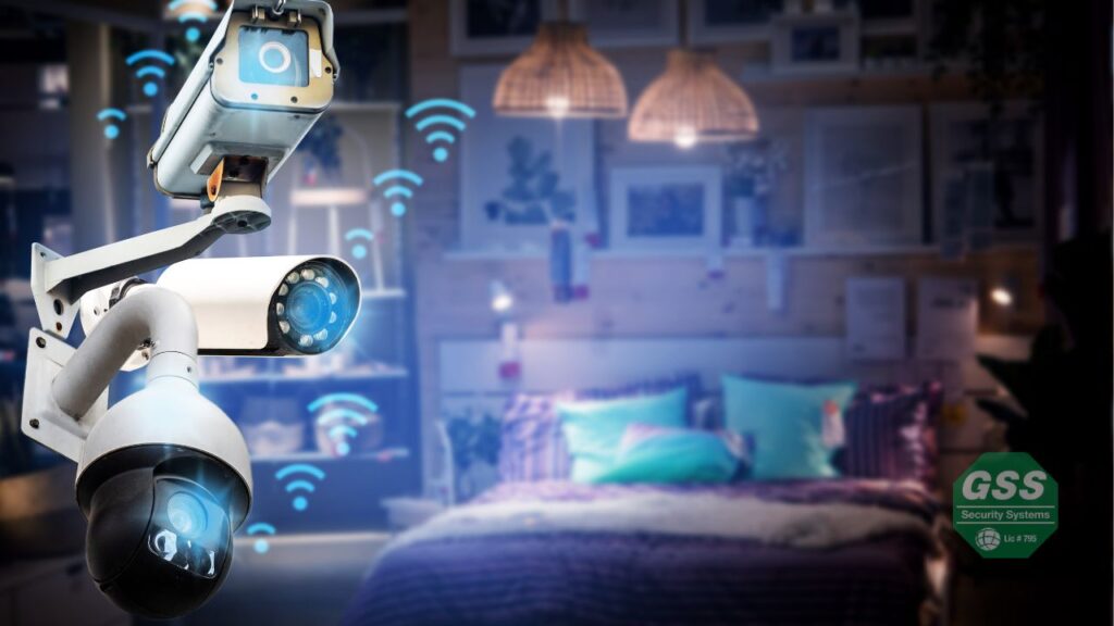 A modern home equipped with the latest Globelink security technology.