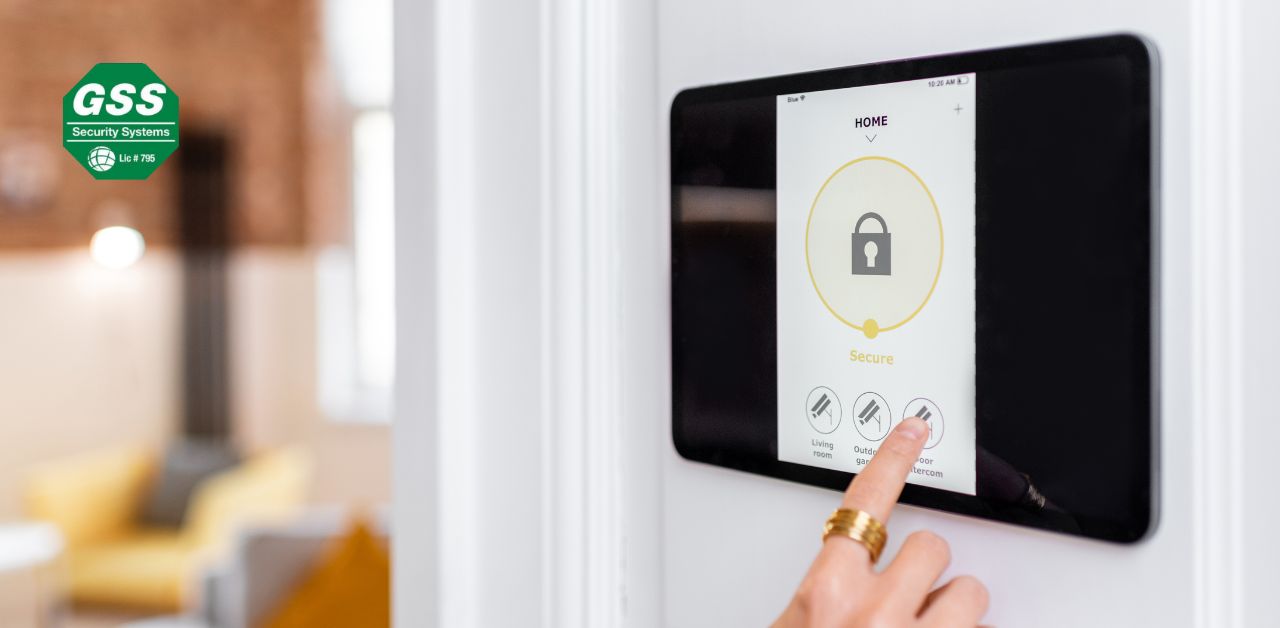 A sophisticated home security command center featuring Globelink's advanced monitoring system.