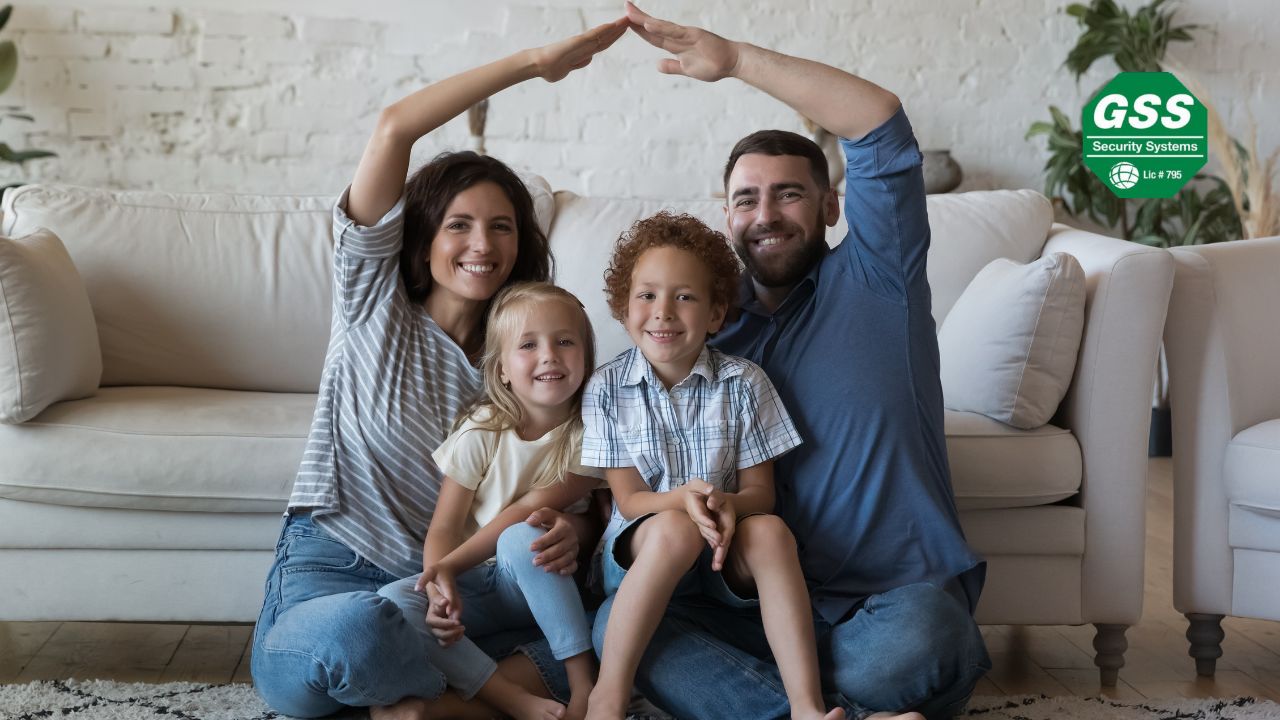 Home security system with 24/7 monitoring, offering protection for homeowners and renters.