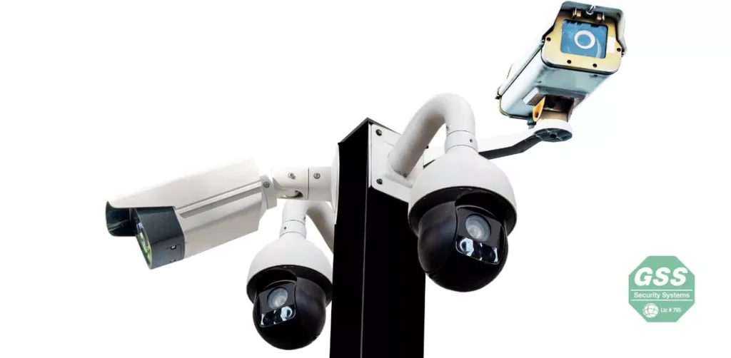 A collection of highly rated CCTV cameras.
